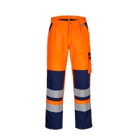 WATEX Warnschutz-Bundhose 5-3665 orange/marineblau
