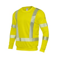 BP Warnschutz Sweat-Shirt Hi-Vis Comfort 2134 warngelb