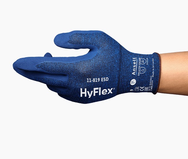 Ansell Handschuh HyFlex 11-819 ESD
