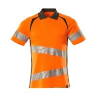MASCOT Warnschutz Polo-Shirt 19083 orange/dunkelanthrazit